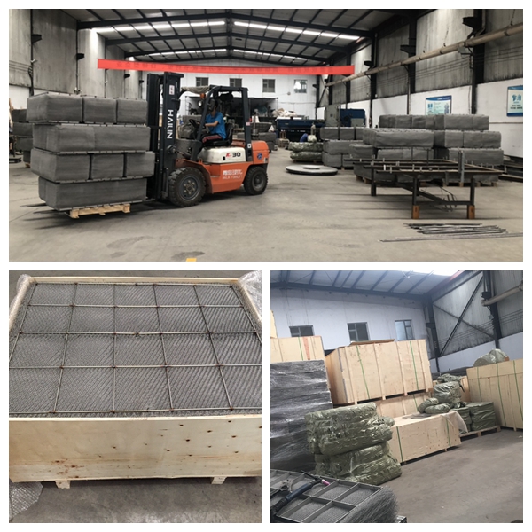 Height 350mm Round Demister Pad In Vessel Knitted Wire Mesh
