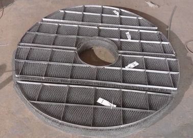 Donut Shape Wire Mesh Demister, Pipe Hole Installation Mist Eliminator