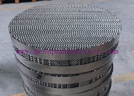 2.5y Ss 316l Metal Corrugated Plate Mellapak Structured Packing In Distillation Tower
