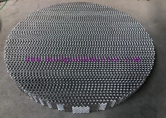 350Y SS316L Metal Sheet 3000mm Diameter Structured Packing