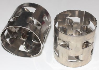 SS304 SS316L Pall Ring Various Sizes Similar Cylindrical Dimensions