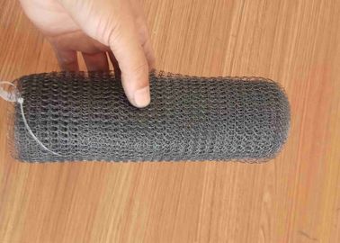 Titanium Knitted Wire Mesh Roll / Both Flat Mesh And Crimped Mesh