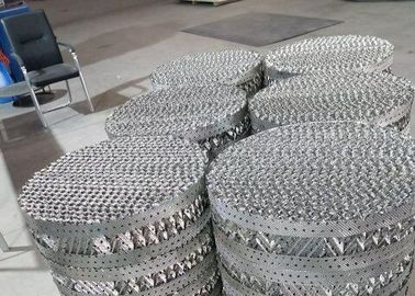 500X Metal Structured Packing Round Shape 650 - 100mm Tower Packing Layer