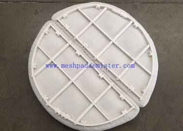 High Working Temperature Plastic Material PTFE Mesh Pad Mist Eliminator