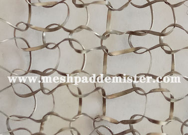 0.1 Mm * 0.4 Mm Flat Wire Roll Knitted Mesh