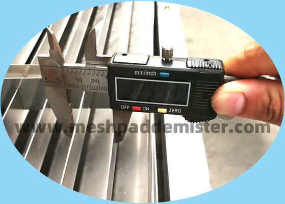 1mm Stainless Steel 170mm Vane Pack Mist Eliminator