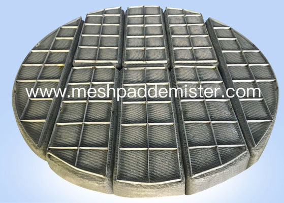 Standard Iso Wire Mesh Demister 0.25mm Ss304 316 316l
