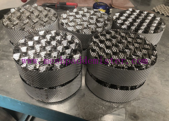 125Y 200mm Metal Structured Packing With Circle Plate
