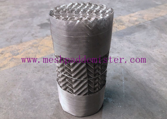 Wire Mesh 150MM Metal Structured Packing 500X SS304