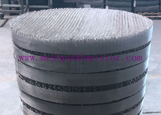 AISI 304 Material 0.12mm Wire Mesh Structured Packing