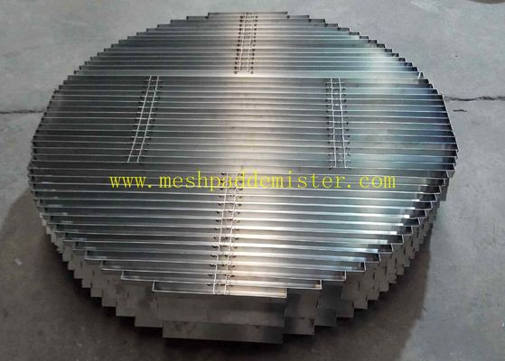 316 L Chevron Demister Mist Eliminator Filter Custom Plate Shape And Spacer