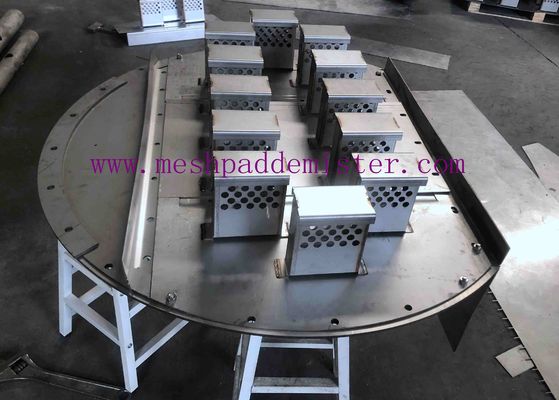 316l Plate 900mm Air Jet Distillation Tower Trays With Liquid Downcomer