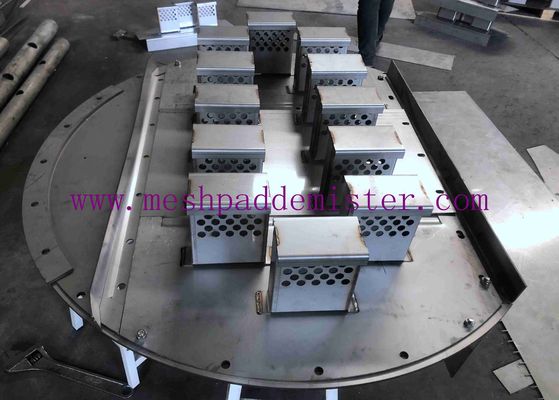 304 Tower Plate 1000mm Diameter Chimney Tray In Distillation Column