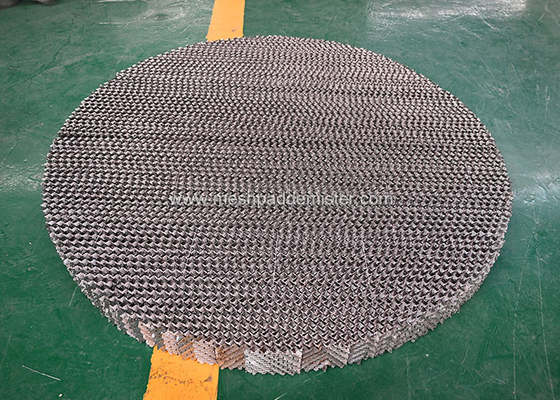3000 Mm Distillation Packing Corrugated Metal Plate 316l Stainless Steel 450y