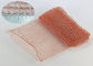 0.23mm Diameter Pure Copper Knitted Gas Liquid Filter Wire Mesh For Cleanning