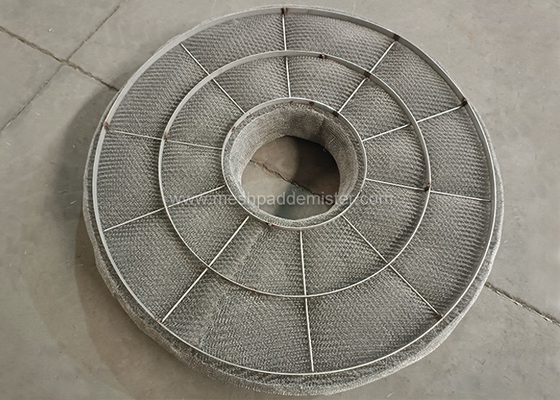 Ss316 Donut Mesh Pad Mist Eliminator Stainless Steel