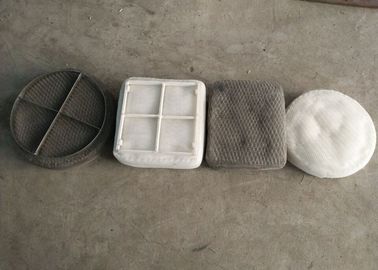 Vapor Liquid Separator Wire Mesh Pad Both SS And Plastic Material